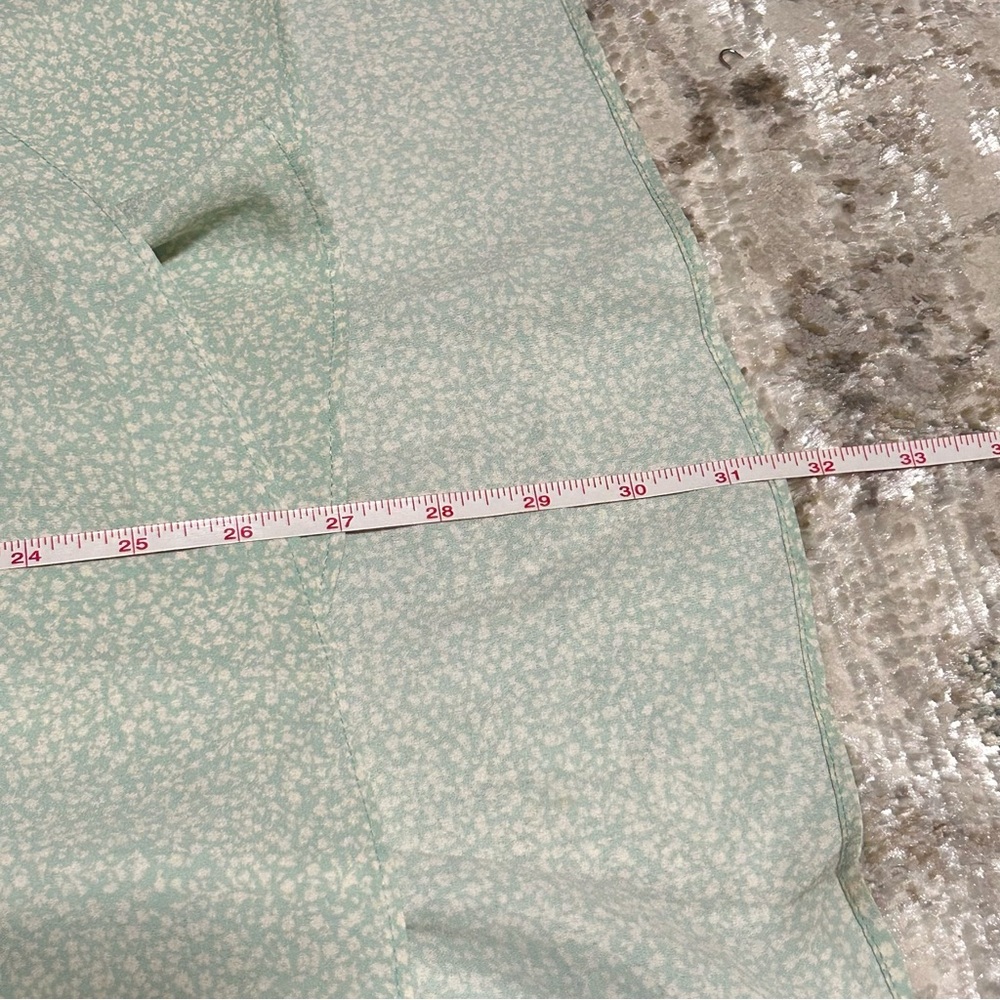 LC Lauren Conrad Light Green Midi Skirt - Picture 6 of 6